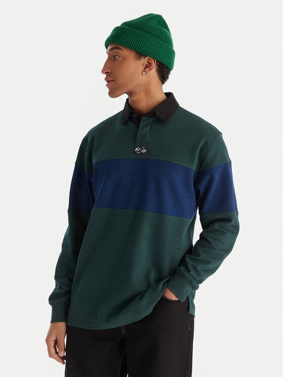 DC Shoes Tricou polo Second Half EDYKT03536 Regular Fit