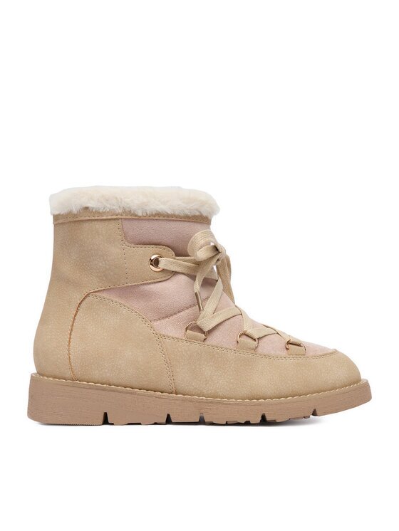 DeeZee Cizme de zăpadă 17125-1-BEIGE PU