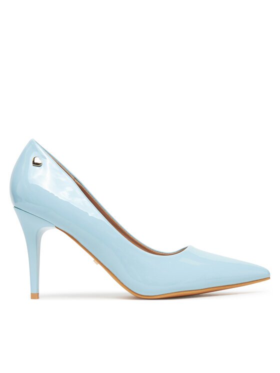 DeeZee Pantofi cu toc subțire EZ-23-1 Albastru celest