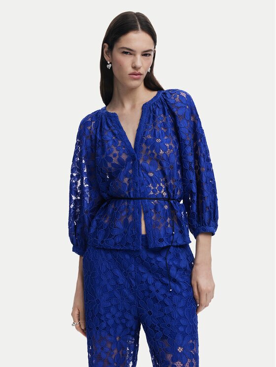 Desigual Bluză 25SWBW24 Regular Fit
