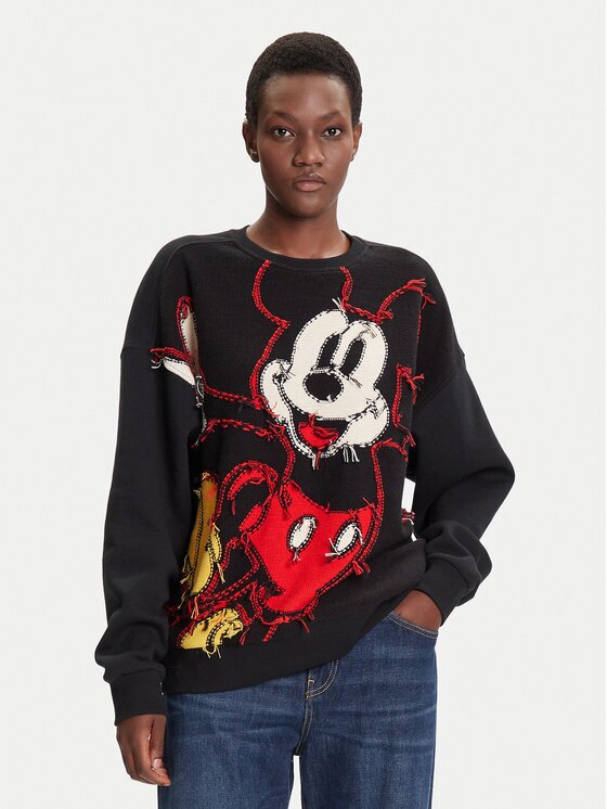 Desigual Bluză Hello Mickey 25WWSK14 Regular Fit