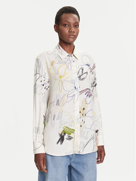 Desigual Cămașă Newsarty 25WWCW14 Loose Fit