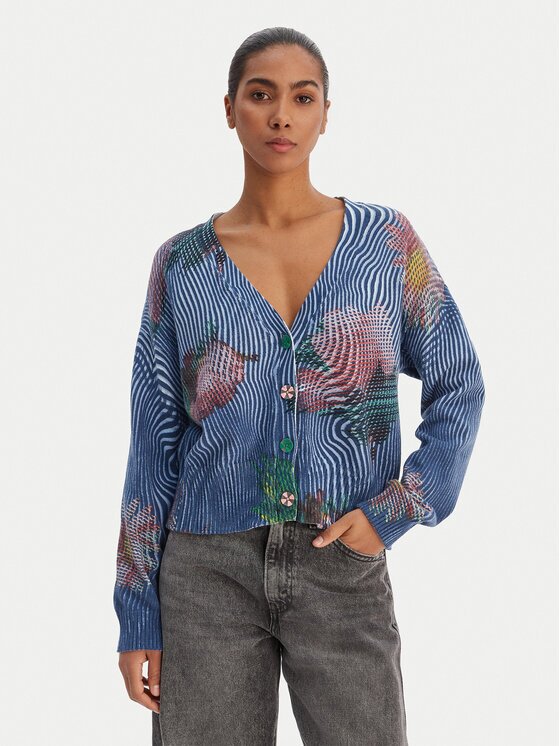 Desigual Cardigan 26SWJF19 Regular Fit