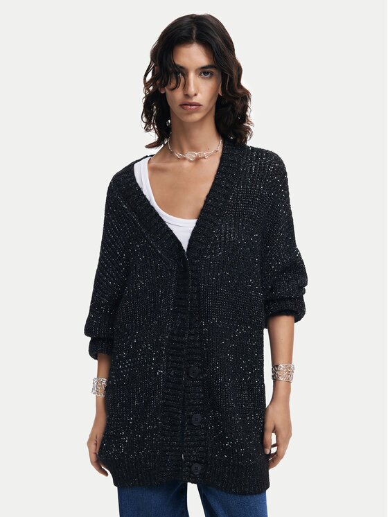Desigual Cardigan Fredericton 24WWJF22 Relaxed Fit