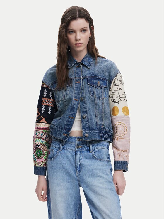 Desigual Geacă de blugi Cassid 25SWED59 Regular Fit