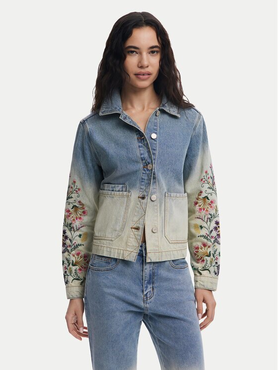 Desigual Geacă de blugi Houston 25SWED06 Regular Fit