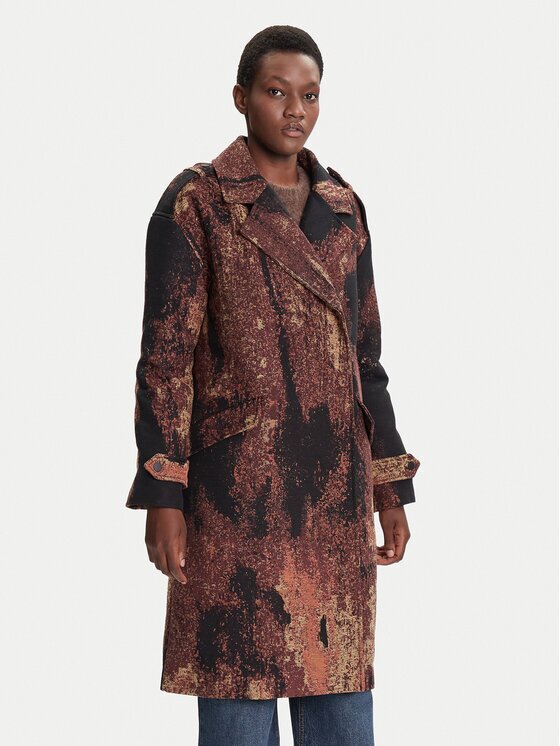 Desigual Palton Brushed Lacroix 25WWEW05 Loose Fit