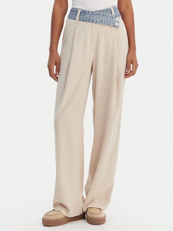 Desigual Pantaloni din material 26SWPW28 Regular Fit