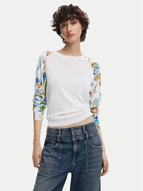 Desigual Pulover 25SWJF31 Regular Fit