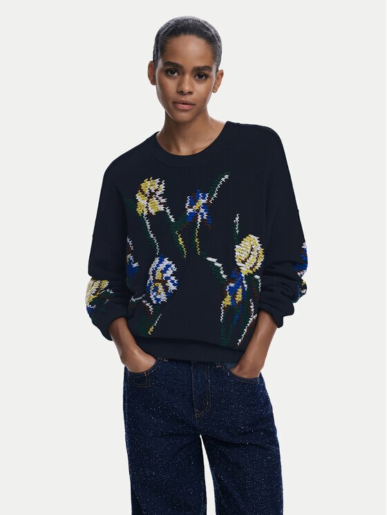 Desigual Pulover Cooper 25WWJF36 Regular Fit