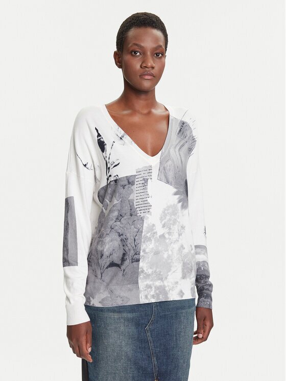 Desigual Pulover Gotemburgo 25WWJF15 Regular Fit