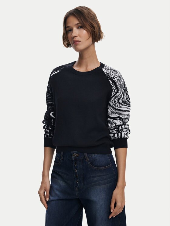 Desigual Pulover Kodiak 25WWJF28 Regular Fit