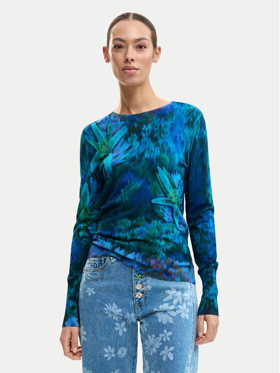 Desigual Pulover Suecia 26SWJF36 Regular Fit