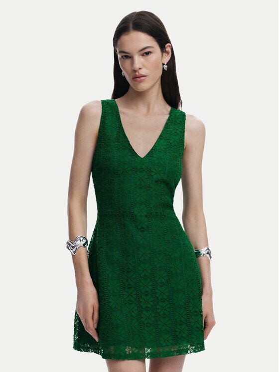 Desigual Rochie cocktail 25SWVW53 Slim Fit