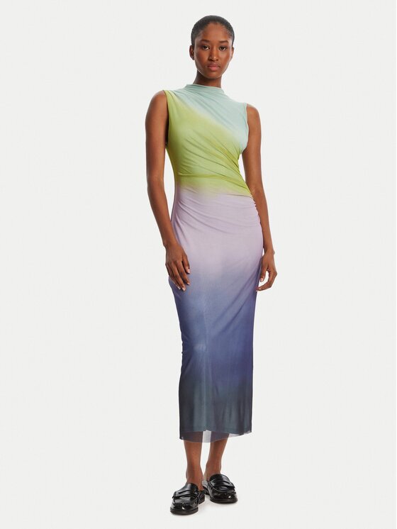 Desigual Rochie cocktail Lola 25WWVK18 Slim Fit