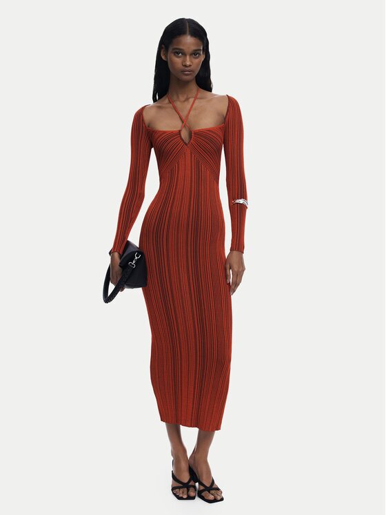 Desigual Rochie cocktail Marlene 25WWVF08 Slim Fit