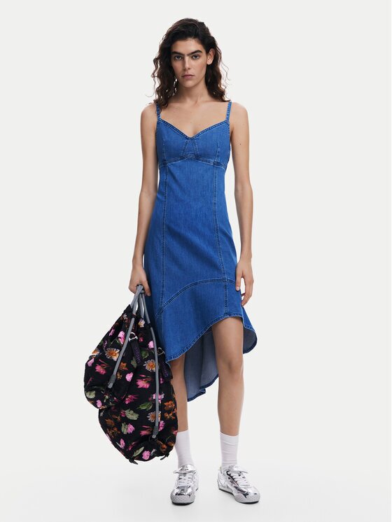 Desigual Rochie de blugi Munich 25SWVD07 Regular Fit