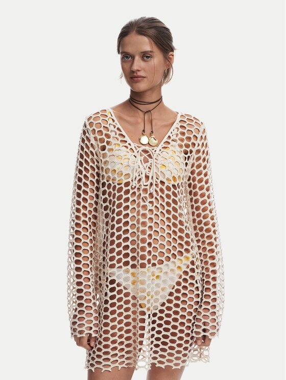 Desigual Rochie de plajă Flow 25SWMK22 Regular Fit