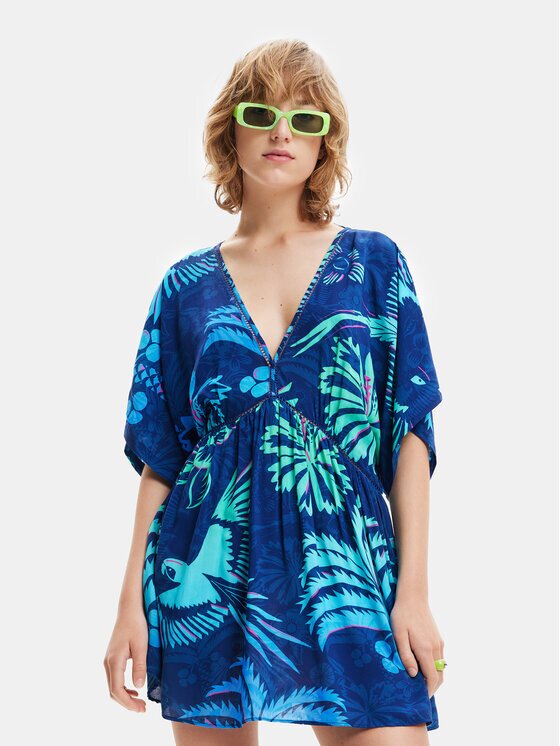 Desigual Rochie de vară 23SWMW18 Regular Fit