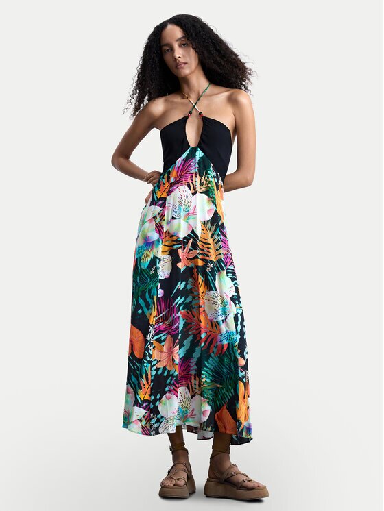 Desigual Rochie de vară Daikiri Cord 26SWVW63 Regular Fit