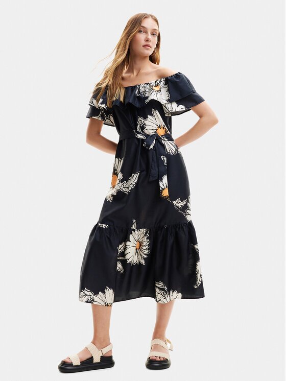 Desigual Rochie de vară Georgeo 24SWVW02 Regular Fit