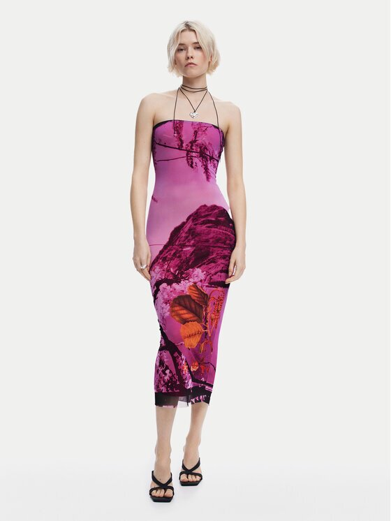 Desigual Rochie de vară Lakecomo 25SWVK39 Slim Fit