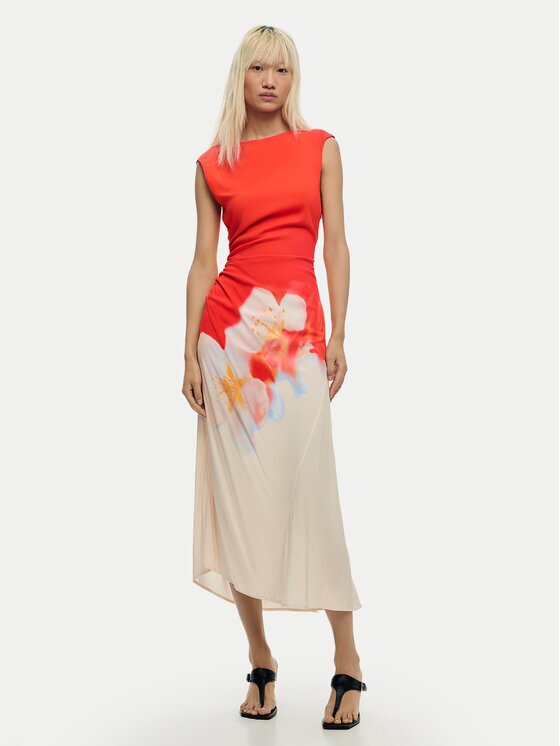 Desigual Rochie de vară Lida 26SWVW18 Regular Fit