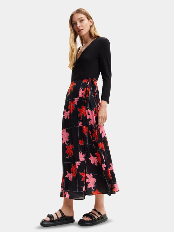 Desigual Rochie de vară Memphis 24SWVW37 Regular Fit