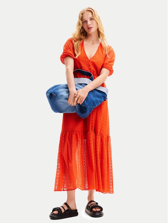 Desigual Rochie de vară Ottawa 24SWVW05 Regular Fit