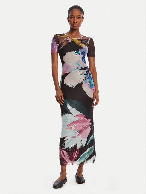 Desigual Rochie de zi Bernadette 25WWVK19 Slim Fit