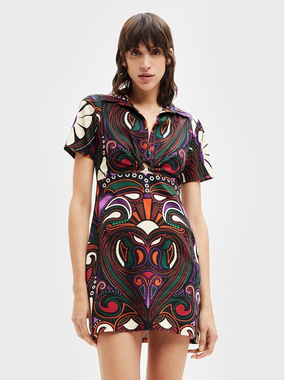 Desigual Rochie de zi Celia 22WWVW19 Regular Fit