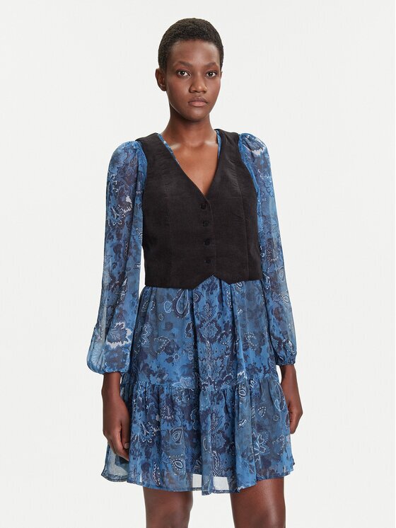 Desigual Rochie de zi Chaleco 25WWVW27 Regular Fit