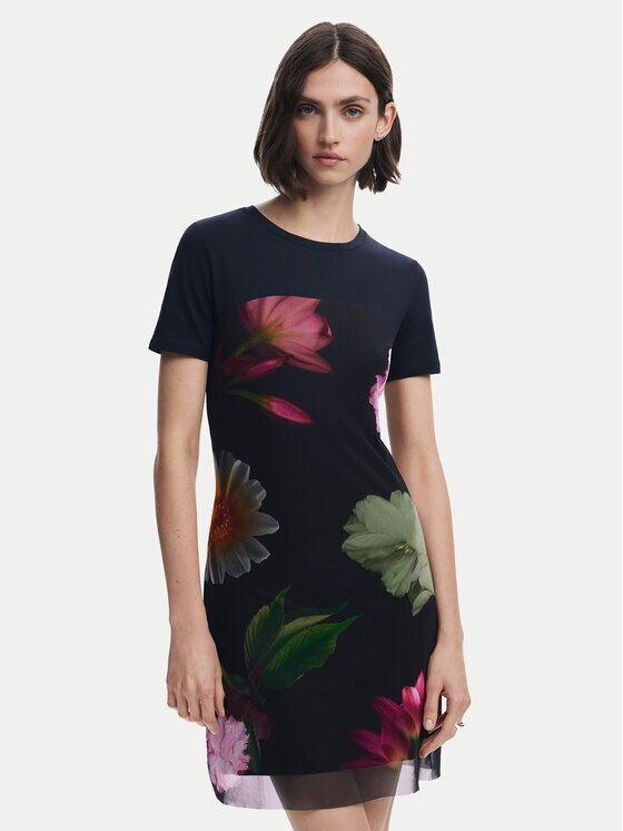 Desigual Rochie de zi Hamburgo 25SWVK14 Slim Fit