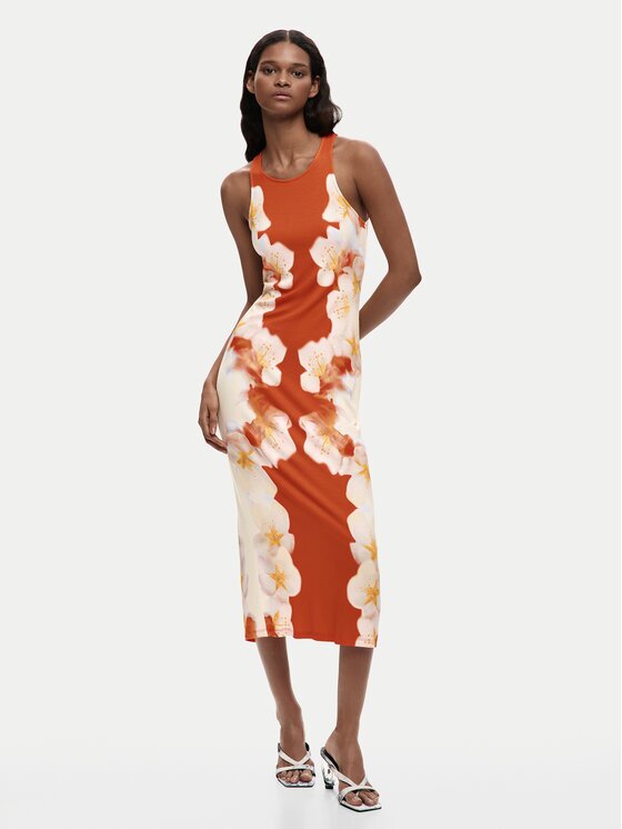 Desigual Rochie de zi Jasmine 26SWVK37 Slim Fit