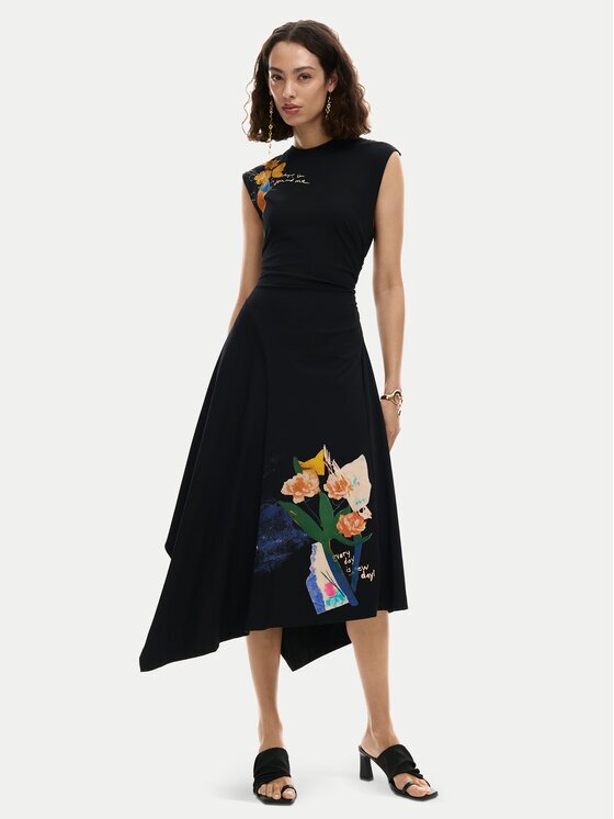 Desigual Rochie de zi Leyter 26SWVK50 Regular Fit