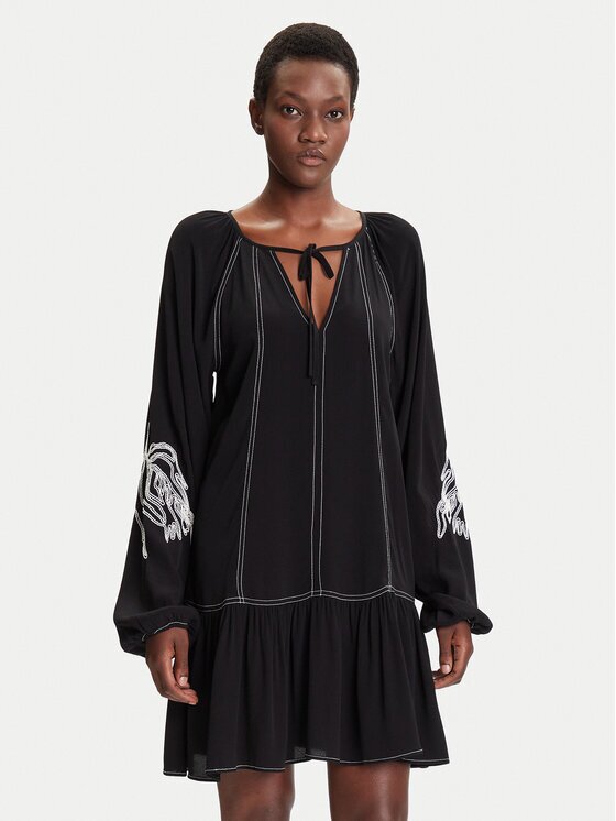 Desigual Rochie de zi Silvianegro 25WWVW19 Loose Fit