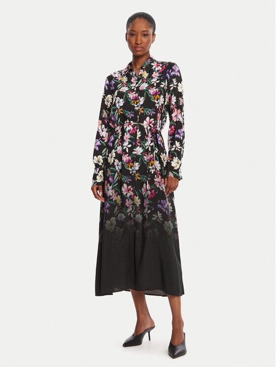 Desigual Rochie tip cămașă Camisero Acrilica 25WWVW11 Regular Fit