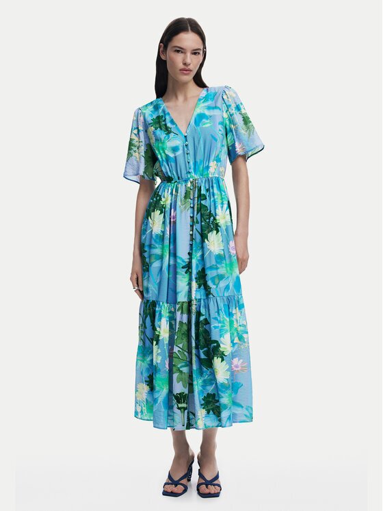 Desigual Rochie tip cămașă Nancy 25SWVW18 Regular Fit