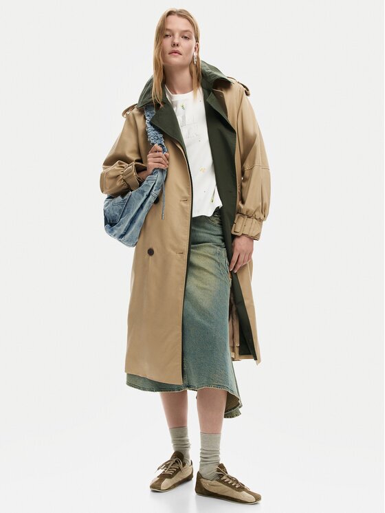 Desigual Trench Chaq Polo 26SWEW12 Regular Fit