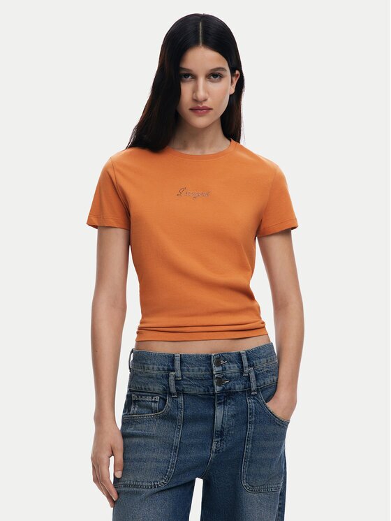 Desigual Tricou 25SWTK15 Regular Fit