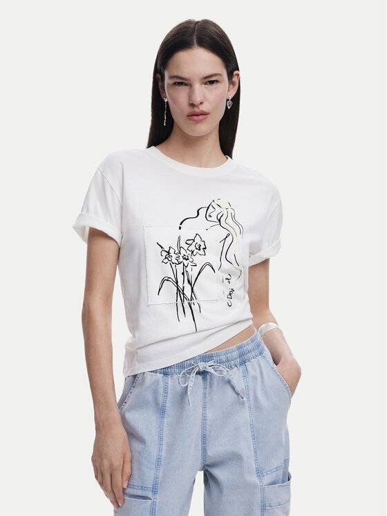 Desigual Tricou Paraguay 25SWTKAB Regular Fit