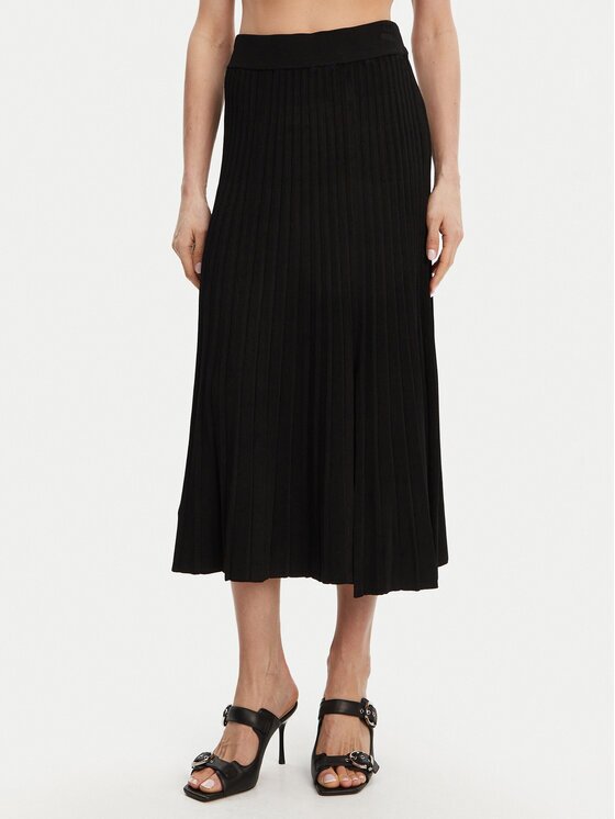 DKNY Fustă plisată P4JRAT77 Regular Fit