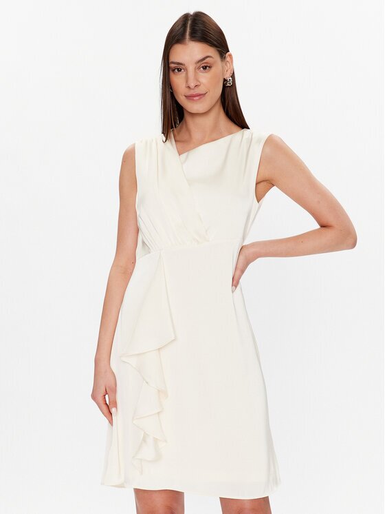 DKNY Rochie cocktail DD2K2383 Écru Regular Fit