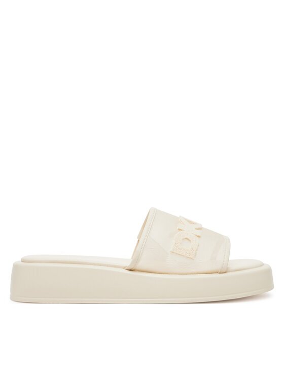 DKNY Şlapi K2500541 Écru