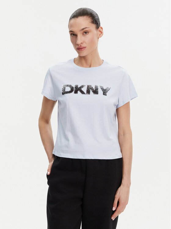 DKNY Sport Tricou DP4T1035 Albastru celest Regular Fit