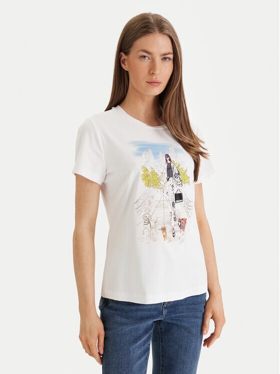 DKNY Tricou Central Park Conversational P61M0WNA Regular Fit