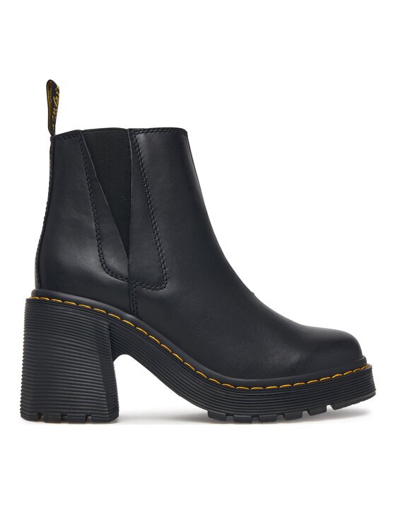 Dr. Martens Botine Spence Leather Flared Heel DM26440001