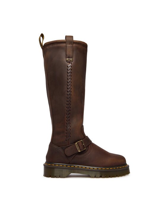 Dr. Martens Cizme ANISTONE KNEE HIGH CRAZY HORSE DM41871200