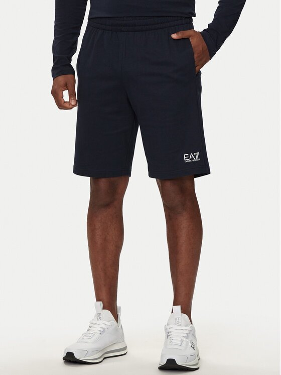 EA7 Emporio Armani Pantaloni scurți sport 8NPS65 PJVRZ 0562 Regular Fit