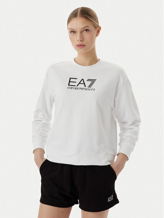 EA7 Emporio Armani Set bluză și pantaloni scurți sport 7W000974 AF13135 M0003 Regular Fit